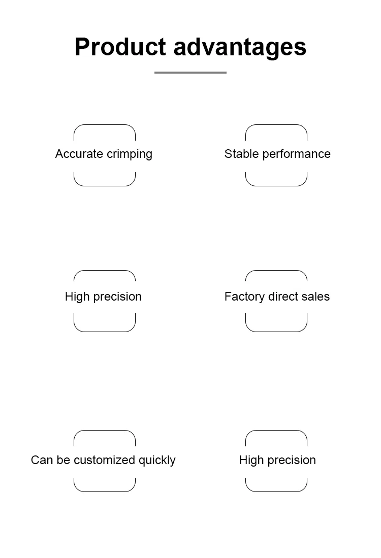 Moule de sertissage personnalisé, matrice de machine de sertissage de fil, moule à six côtés, changement pour la machine terminale 