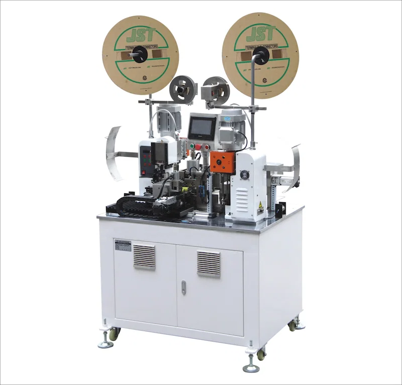 Flat Cable Crimping Machine, Ribbon Cable Crimping Machine, Double Head Ribbon Cable Crimping Machine Sertisseuse de câbles plats, Sertisseuse de câbles plats, Sertisseuse de câbles plats à double tête