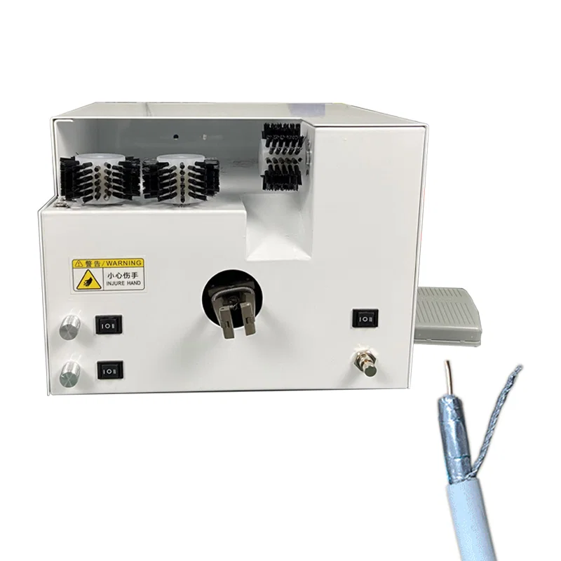 Multi-Core Twisted Pair Cable Machine Shielded Wire Divider Machine, Shielded Wire Brush & Twist Machine Braided Wire Brushing And Twisting Machine, Wire Harness Brushing And Twisted Wire Machine Machine à câble à paire torsadée multiconducteur, machine à diviser le fil blindé, machine à brosser et à torsader le fil blindé, machine à brosser et à retordre le fil tressé, brosser et machine à fil torsadé de faisceau de câbles