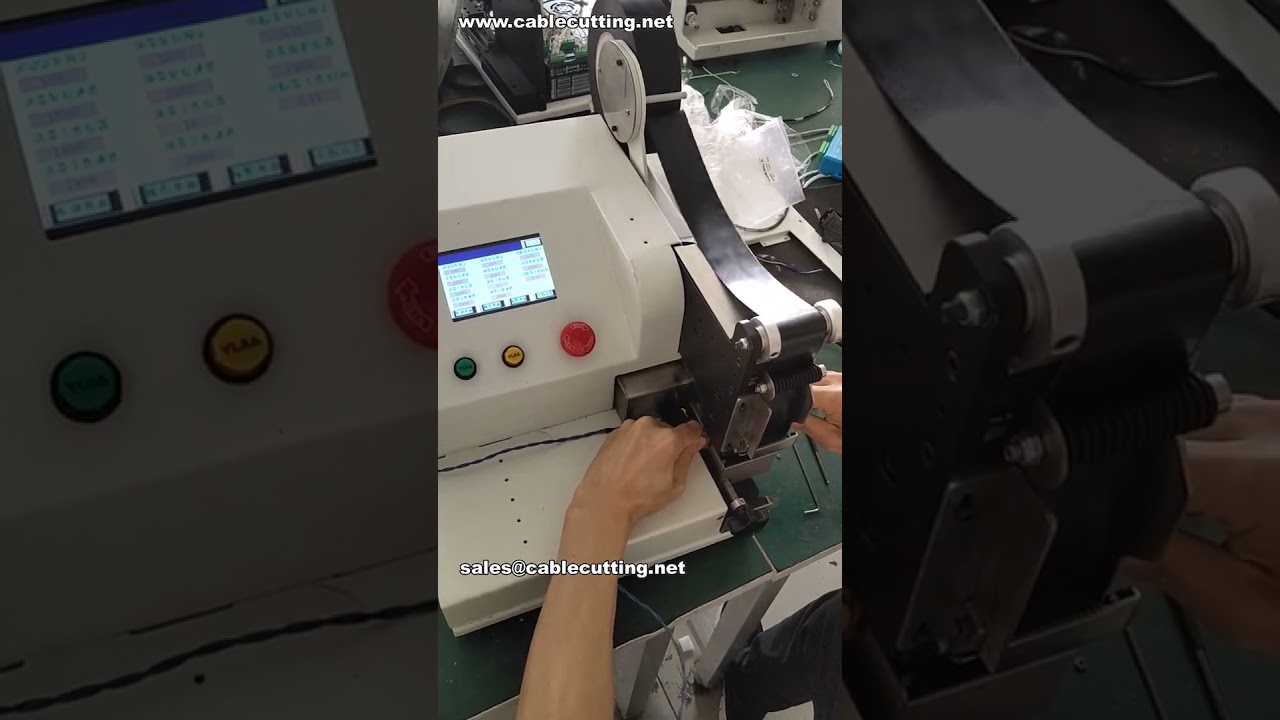 Spot Taping with 40mm Wide PVC Tape 20mm Cut Length # Factory Video