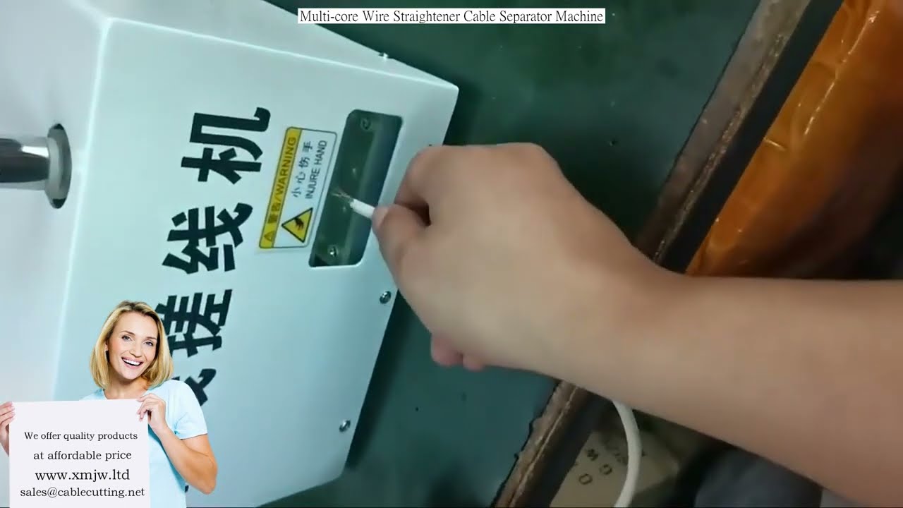 Multi core Wire Straightener Cable Separator Machine