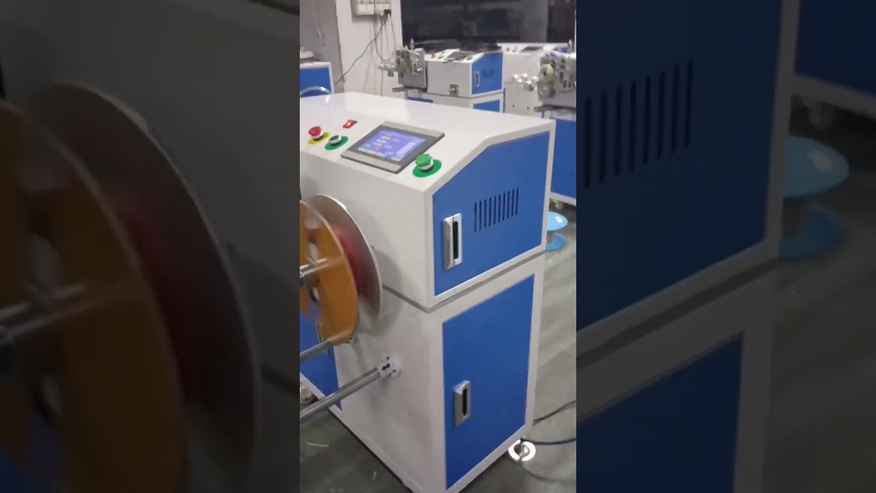 114  RVB Red Black Wire Double Parallel Wire Metering & Coiling Machine