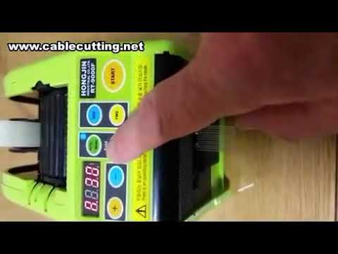 Round Automatic Adhesives Tape Cutter Dispenser for Packaging and Automation