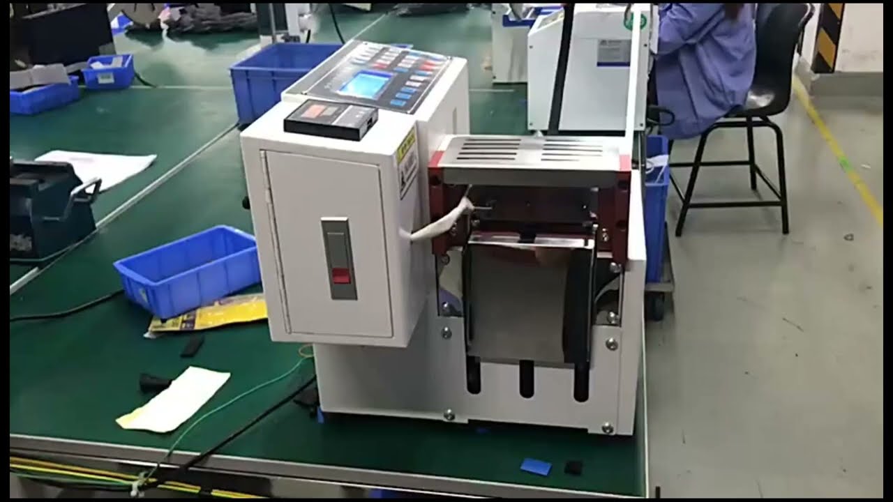 Automatic Hot Plastic Elastic Belt Polyester Rope Nylon Webbing Tube Hot Cutting Machine