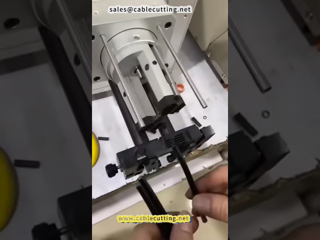 Rotary Coaxial Cable Cutting And Stripping Machine | Automated Wire Processor