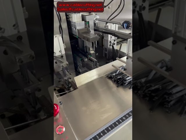 Fully Automatic Electric Wire Cutting Stripping Twisting and Dip Tinning Machine