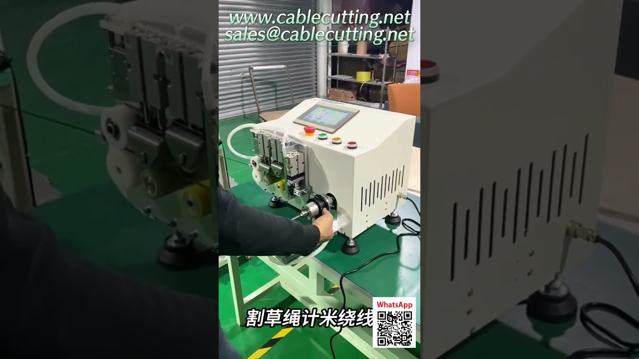 High Efficiency Automatic Trimmer Line Coiler  Meter, Cut & Wind in One