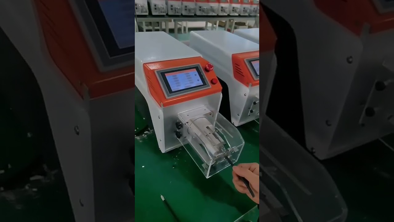 Automatic Coaxial Cable Stripping Machine for Over-Sheath Peeling