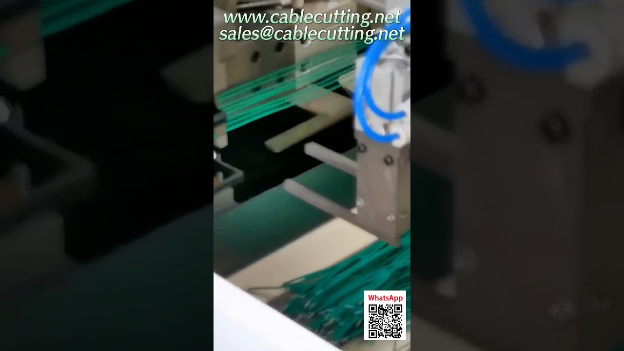 Automatic Wire Cutting and Stripping Machine with Coiling and Packaging System