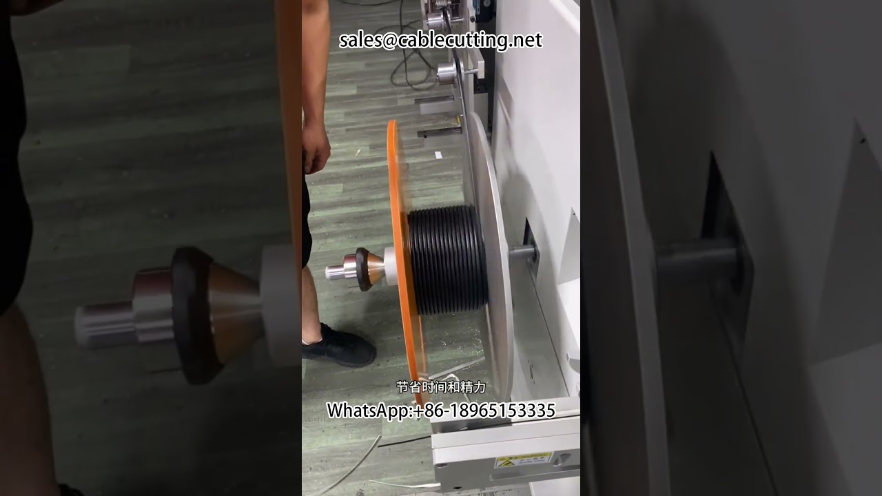 Automatic metre counting sorting cutting winding and tying machine #metre counting winding and rewin