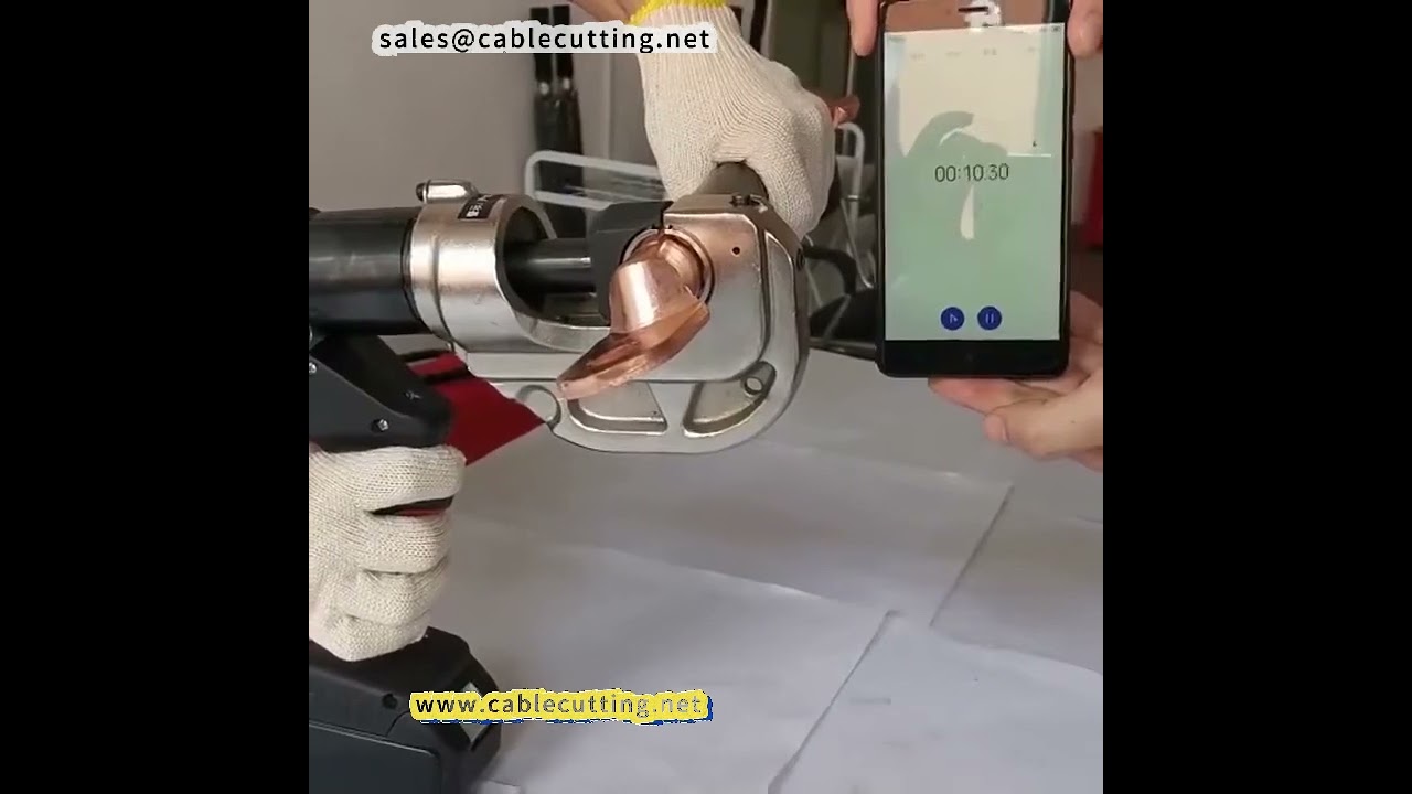 Electric Hydraulic Crimping Pliers - H-Type Wire Clamp & Groove Crimping Tool - Charging Type