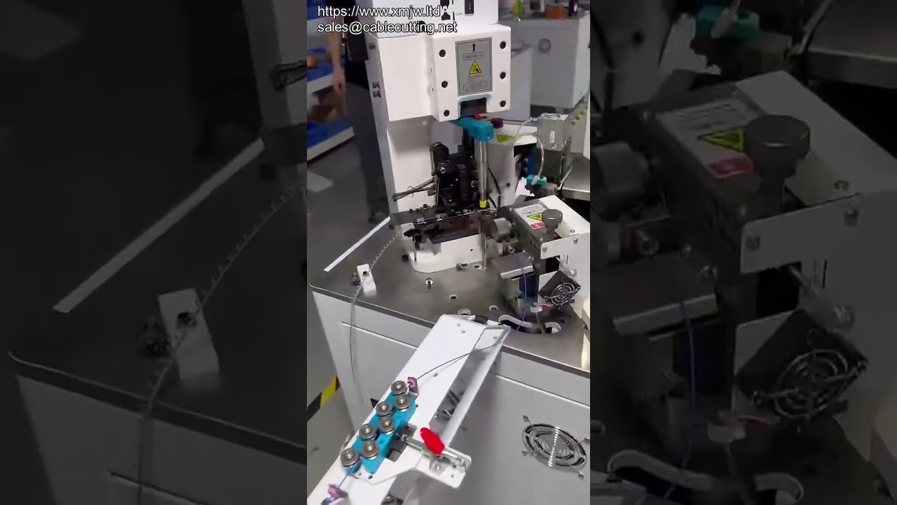 Automatic Double-Sided Wire Cable Cutting Stripping Crimping Machine