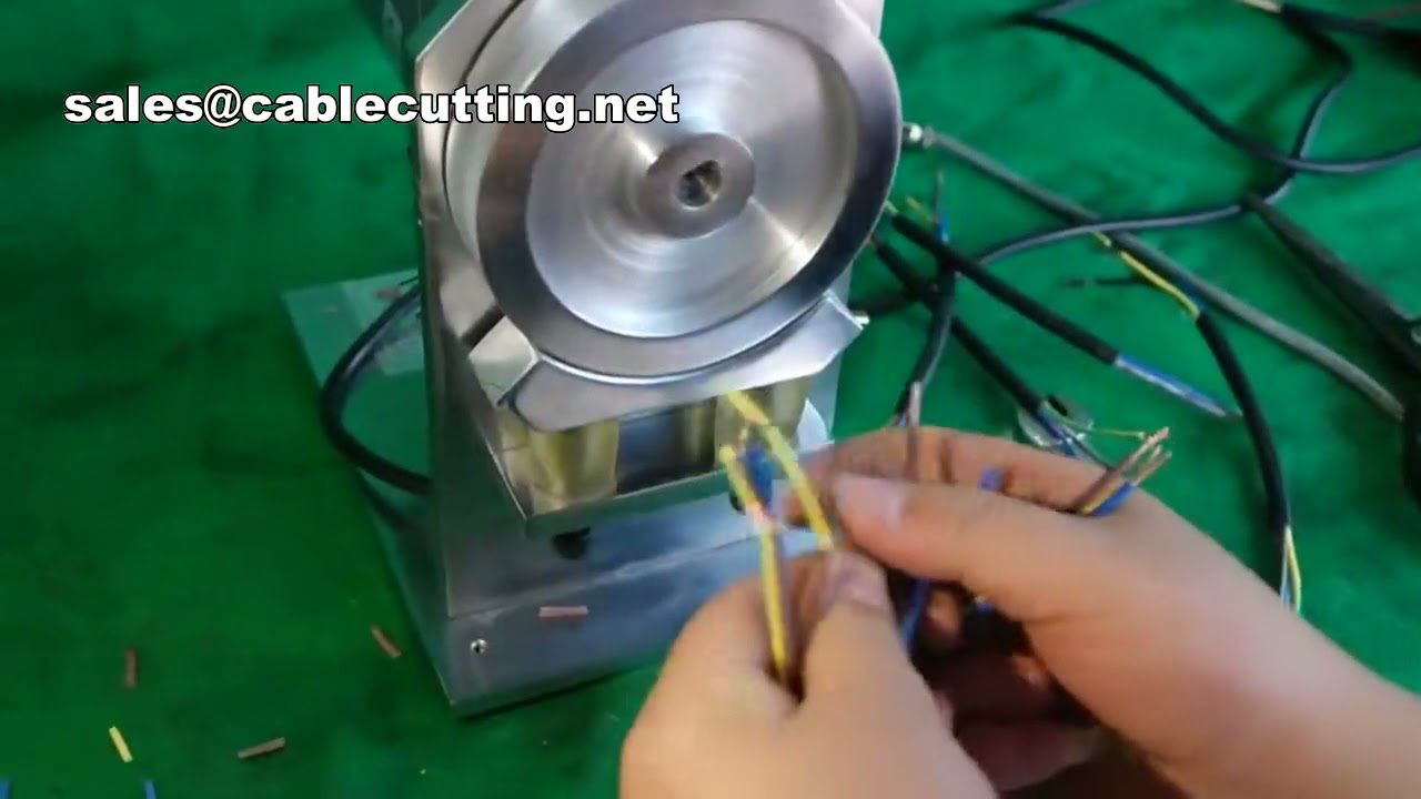 Wire Half-Stripping and Twisting Machine for Small Electric Wire