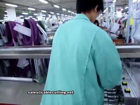 Automatic wire cable rope twisting