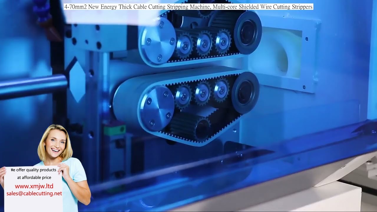 4-70mm2 Thick Cable Cutting Stripping Machine, Multicore Shielded Wire Cutting Strippers