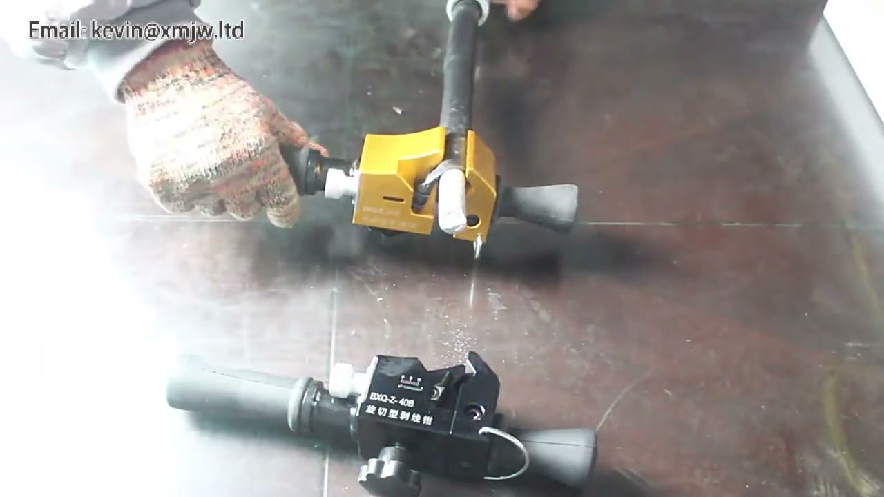 Flexiable wire rotary cut cable stripper 12 40mm diameter special for middle section wire peeling ca