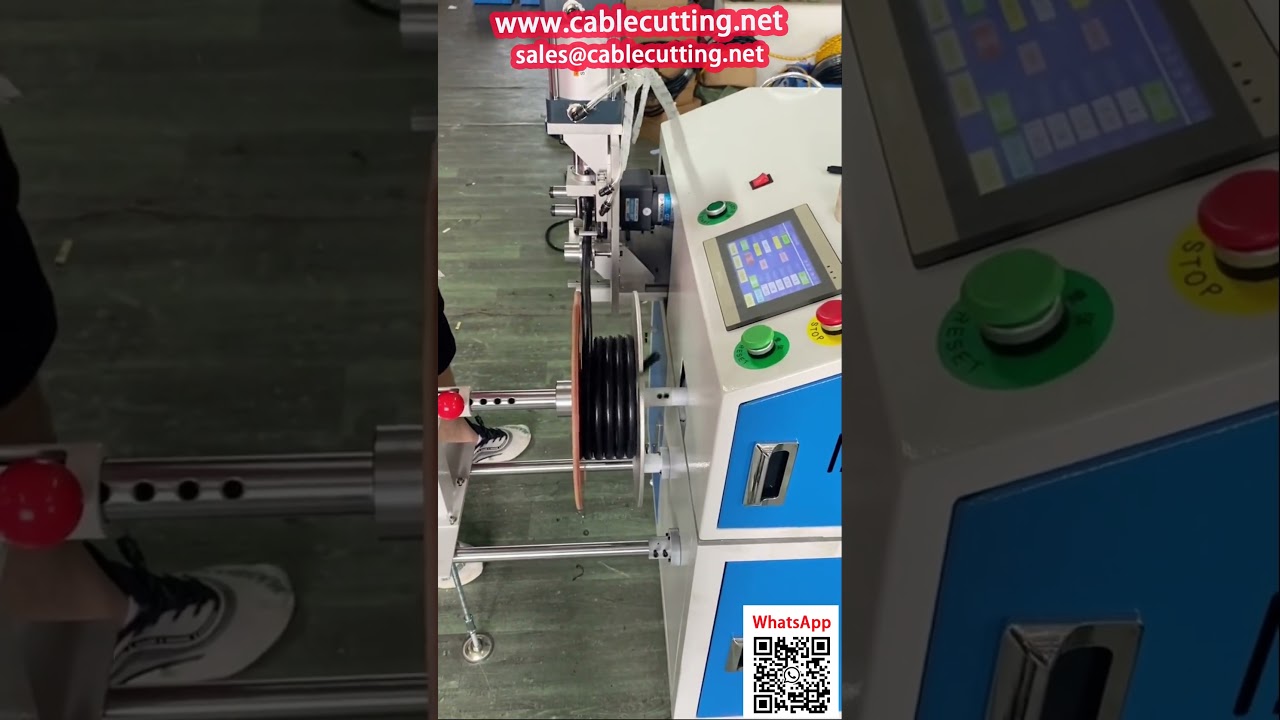 14mm Cable Coiling and Cutting Machine with Counter | WPM-85-40