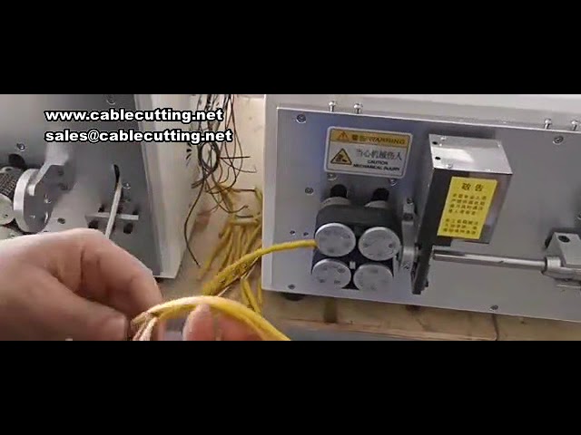 Double-Line Wire Cutting Stripping and Twisting Machine for Large Square Cable