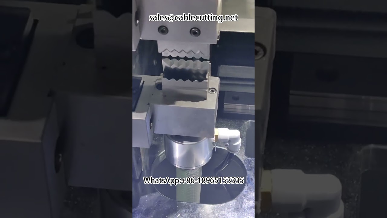 Five wire double head terminal machine #harness equipment #factory #machine