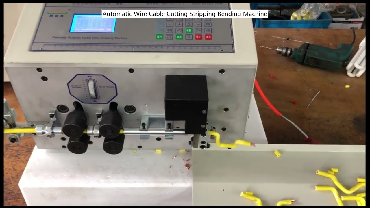 Automatic Wire Cable Cutting Stripping Bending Machine