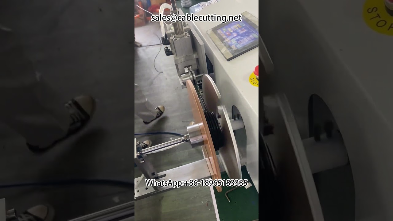 Automatic Meter Counting, Positioning, Cutting, Winding, and Tying Machine