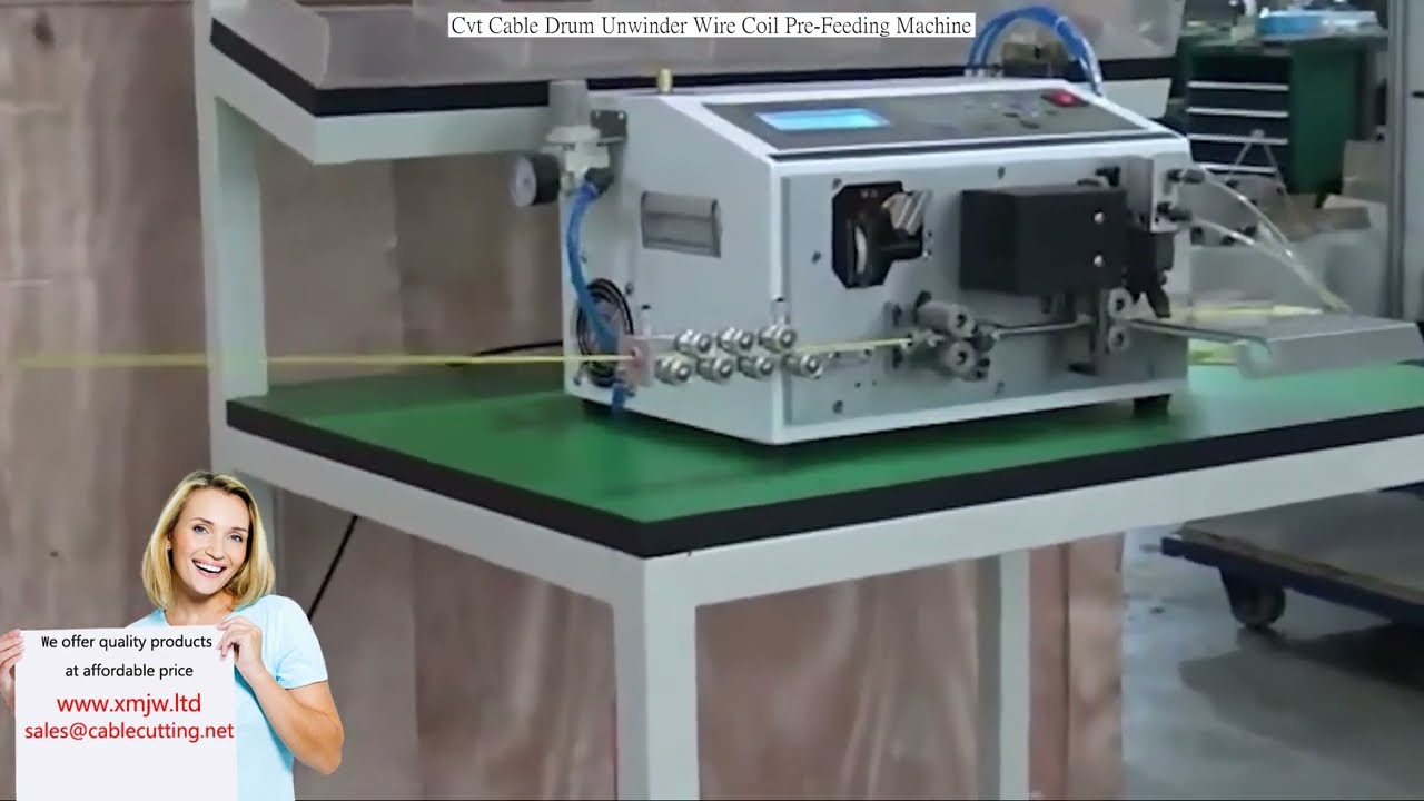 Cvt Cable Drum Unwinder Wire Coil Pre Feeding Machine