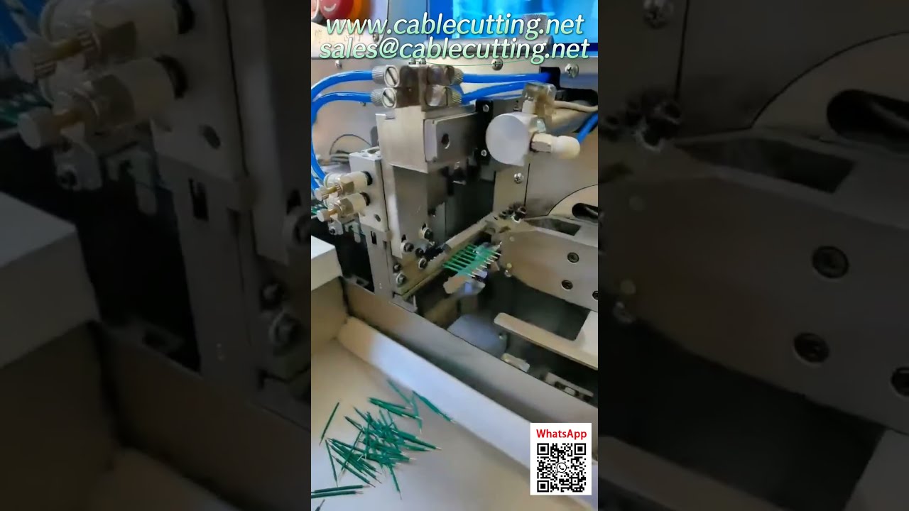 Automatic Wire Cutting and Stripping Machine WPM-85-40 with P-X-2 Controller and 120L Packaging Unit