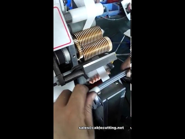 Automatic tube taping machine, tape winding machine