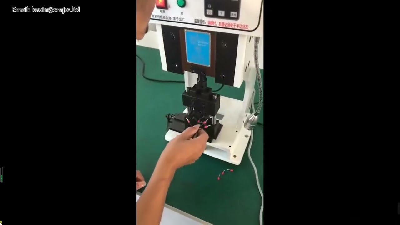 1 5T 2 0T Electric Terminal Crimper Low Noise Terminal Crimping Machine Vertical Horizontal Single G