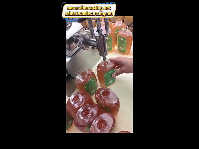 HS-Mall Liquid Filling Machine for Syrup, Soda, Detergent, and Thick Paste