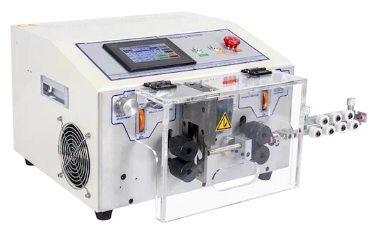 Dénudeuse Câble Gaine Écran Tactile WPM-HT2S - Machine de coupe et dénudage de fils