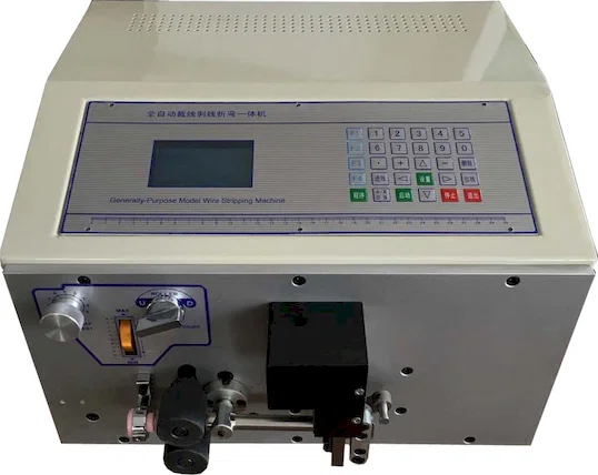 Machine de Coupe, Dénudage et Pliage de Fil WPM-09ZWJ - Machine de dénudage et de pliage de fils